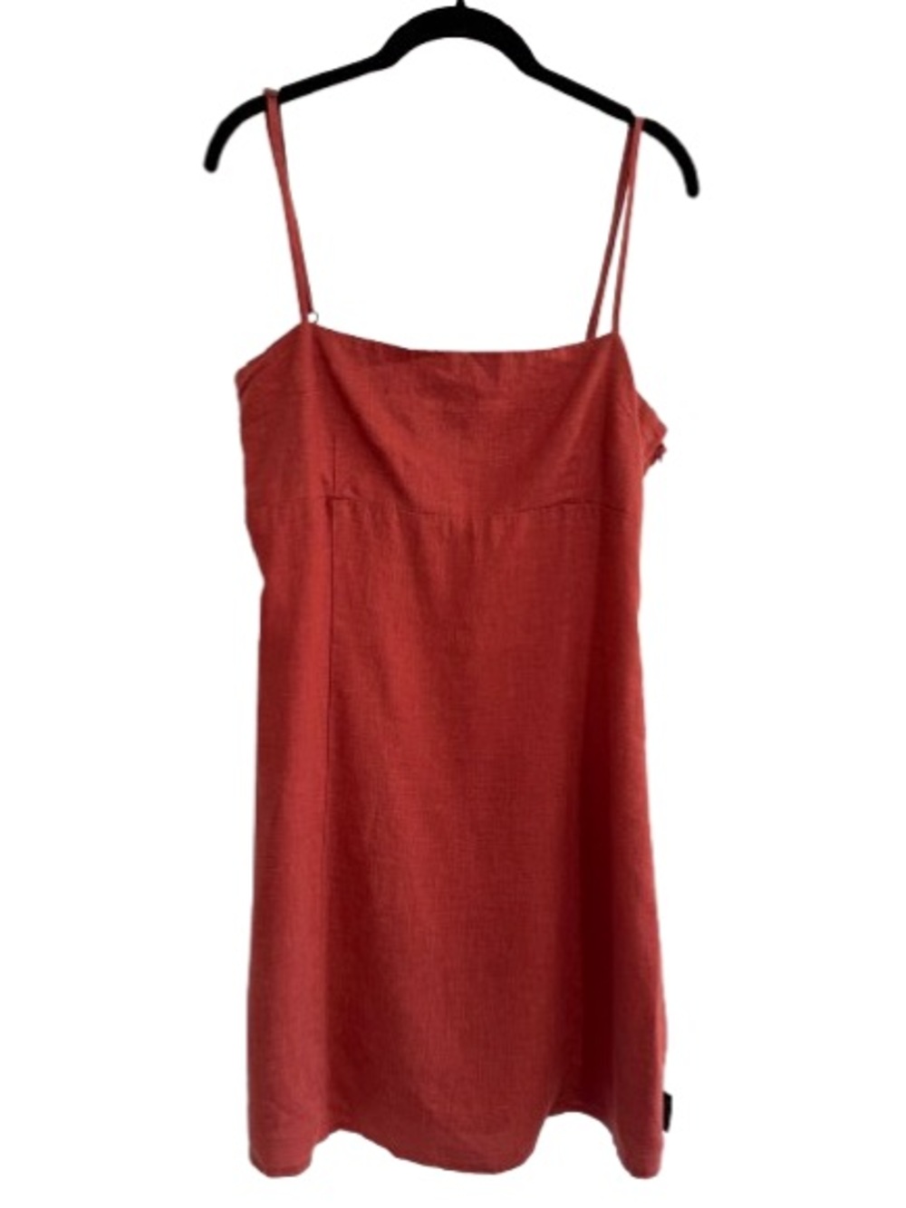 Afends Nirvana Hemp Revolution Mini Slip Dress Minimal Terracotta
